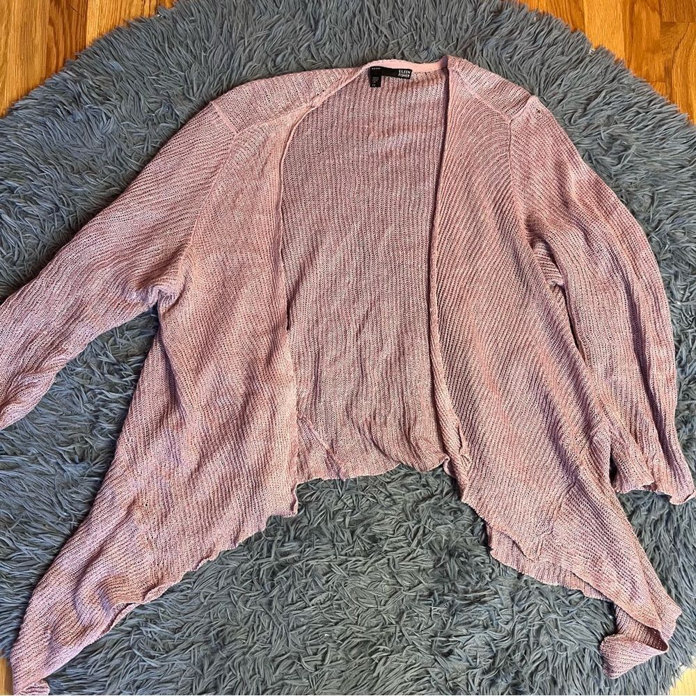Eileen Fisher Muted Pink Linen Cotton Size 2X